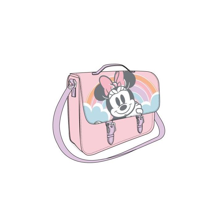 Bolso Minnie Mouse Rosa 18.5 x 16.5 x 5.3 cm