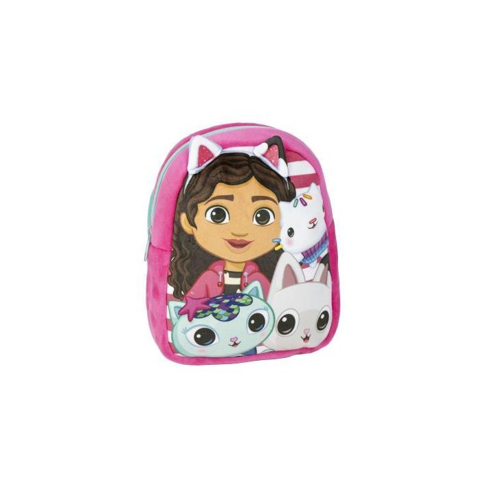 Mochila Escolar Gabby's Dollhouse Rosa