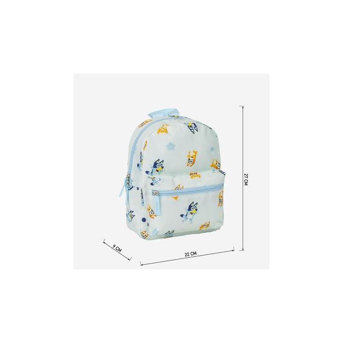 Mochila Guarderia Estampado Bluey Azul Claro 4