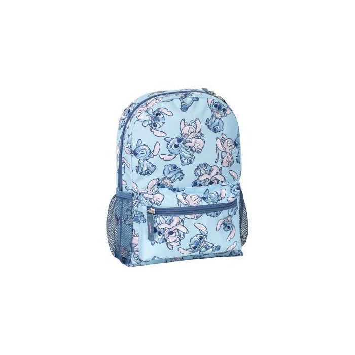 Mochila Infantil Stitch Azul 23 x 33 x 9 cm