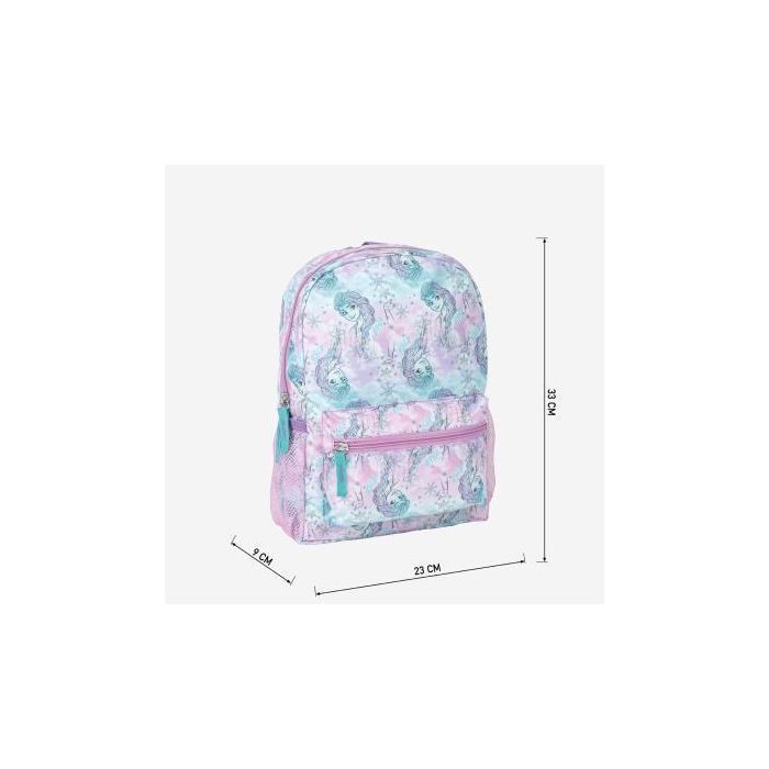 Mochila Infantil Tiempo Libre Estampado Frozen Lila 4