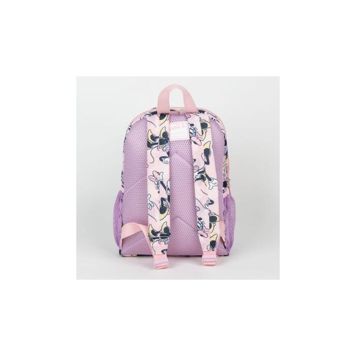 Mochila Infantil Tiempo Libre Estampado Minnie Rosa 1