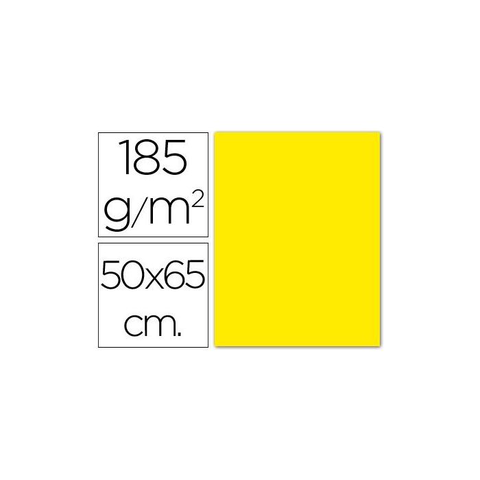 Iris Cartulina 50x65 cm 185 gr Amarillo Canario -25U-