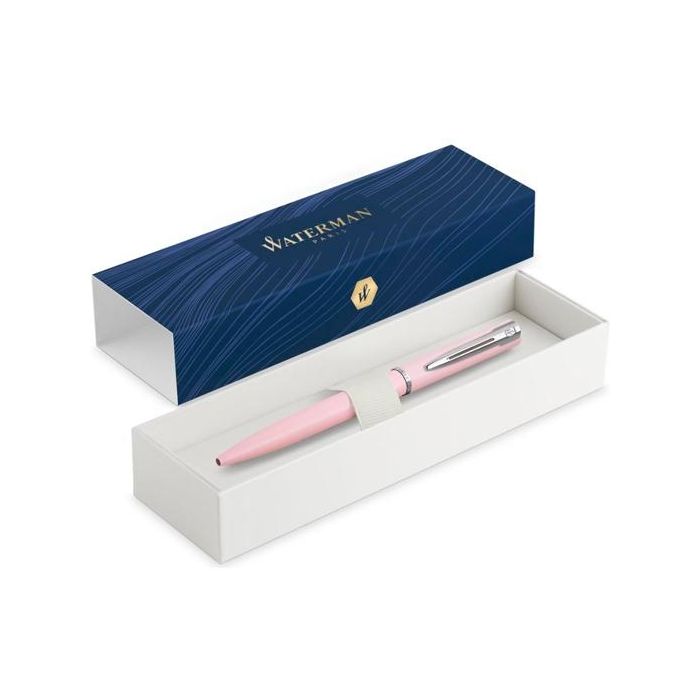 Waterman bolígrafo allure pastel punta media estuche de regalo lacado rosa