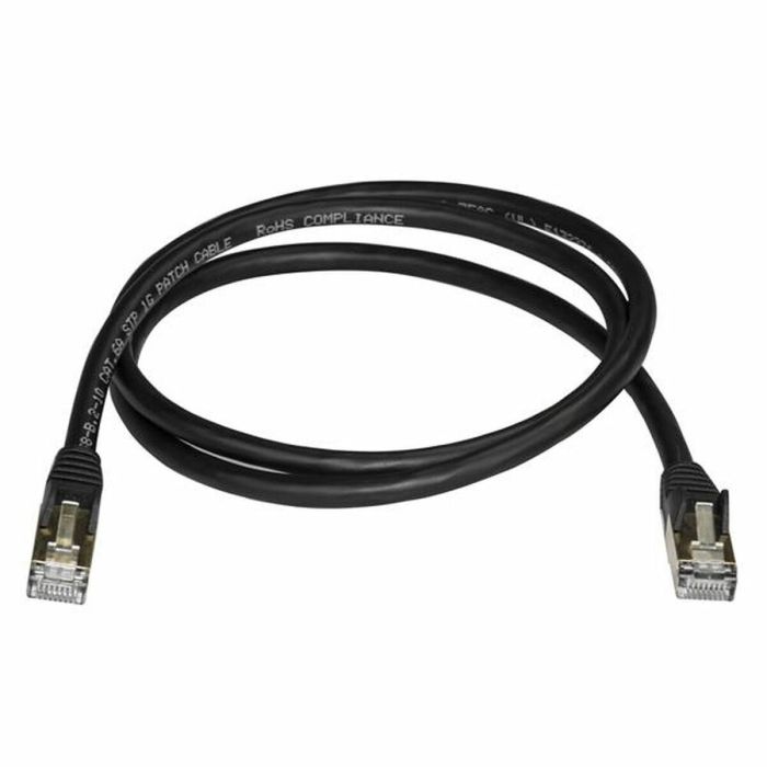 Cable de Red Rígido UTP Categoría 6 Startech 6ASPAT1MBK 1 m 1