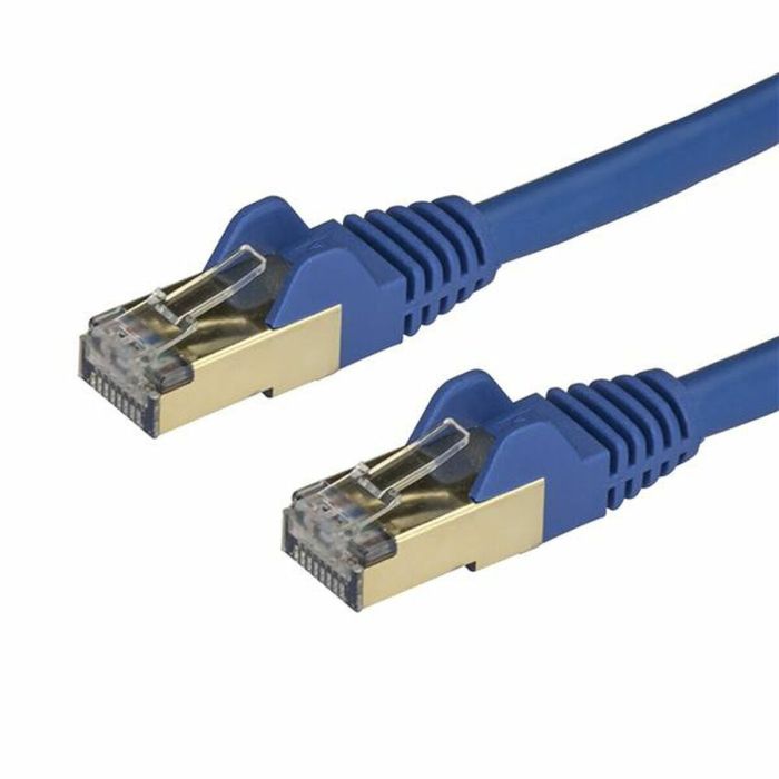 Cable de Red Rígido UTP Categoría 6 Startech 6ASPAT50CMBL Azul 50 cm 1