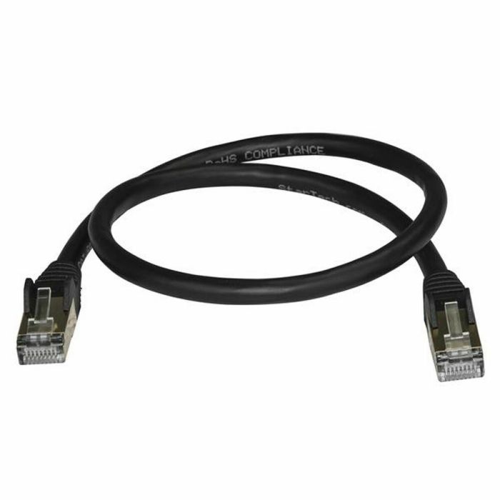 Cable de Red Rígido UTP Categoría 6 Startech 6ASPAT50CMBK 50 cm 1