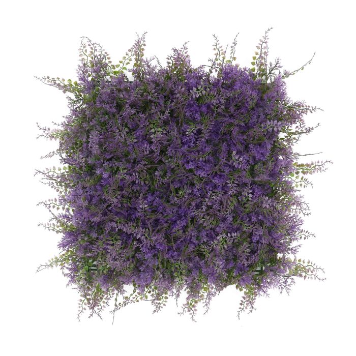 Jardín Vertical Artificial Helecho Lila Anti-UVA Plástico Jardín Vertical Artificial Helecho Lila Anti-UVA Plástico