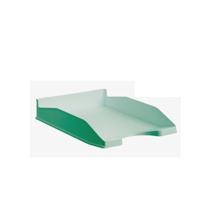 Archivo 2000 bandeja ecogreen apilable 3 posiciones 345x255x60mm reciclado verde pastel