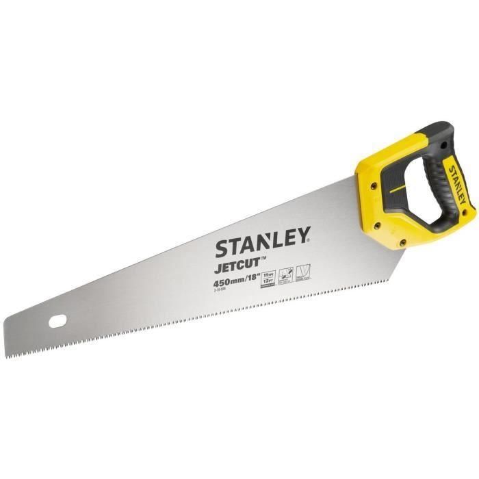 Sierra de mano - STANLEY - 2-15-595 - Jetcut - Corte fino - 450 mm