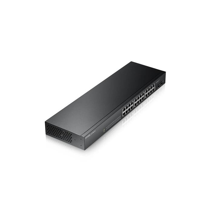 Zyxel GS-1900-24 v2 Gestionado L2 Gigabit Ethernet (10/100/1000) 1U Negro