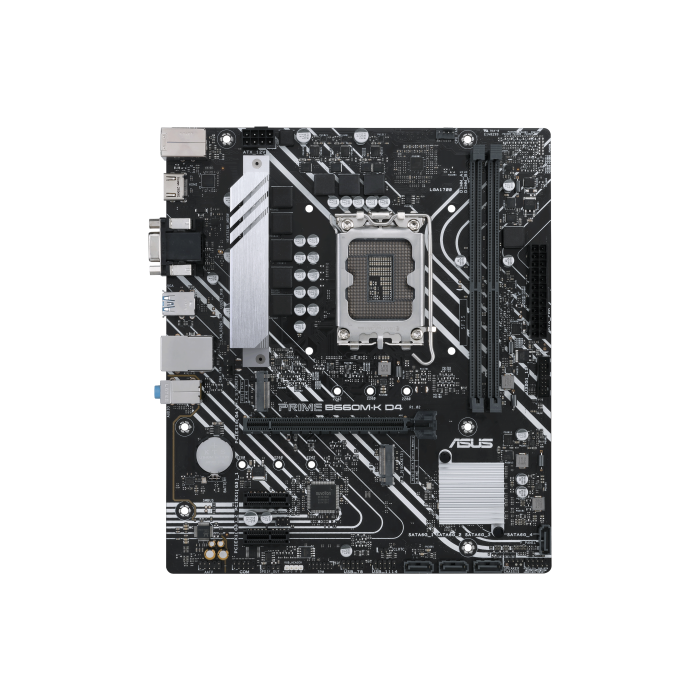 Placa Base Asus Prime B660M-K D4/ Socket 1700/ Micro ATX