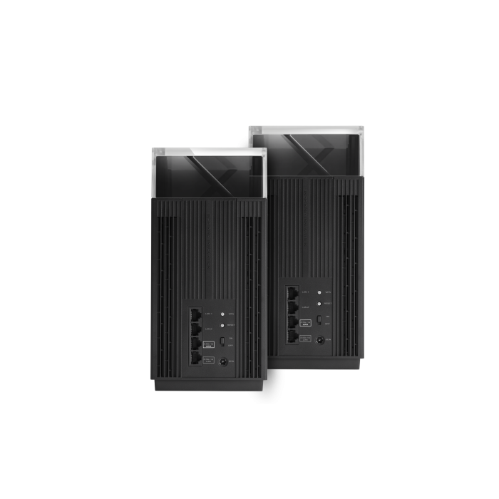 ASUS ZenWiFi Pro XT12 (2-PK) router inalámbrico Gigabit Ethernet Tribanda (2,4 GHz/5 GHz/5 GHz) Negro 3