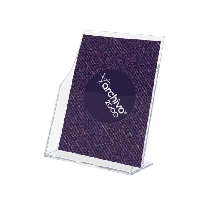 Archivo 2000 Portafolletos sobremesa archivo 2000 "premium" espesor 3 mm din a5 vertical 95x160x210 mm