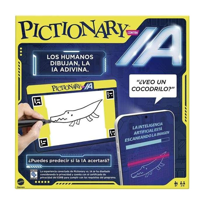 Juego Pictionary Vs Inteligencia Artificial Hyh80 Mattel