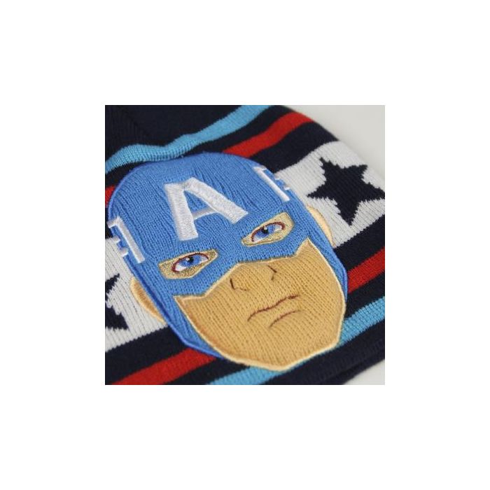Gorro Punto Avengers Capitan America Navy Blue Talla Única 2