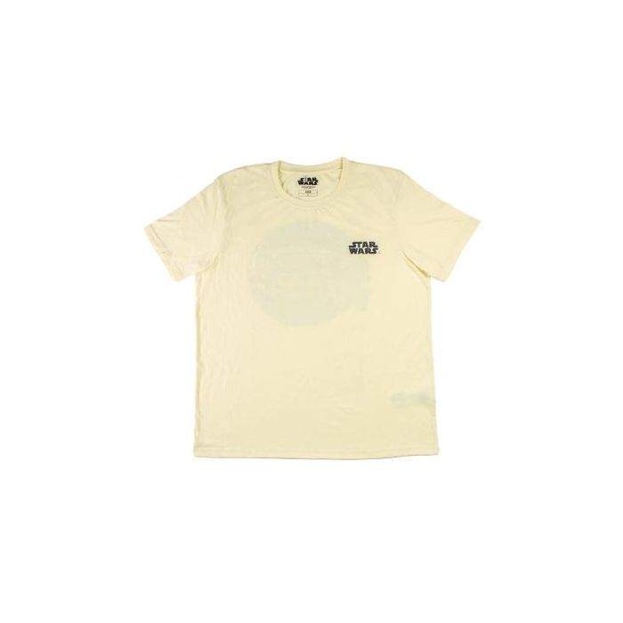 Camiseta Corta Premium Single Jersey Punto Star Wars Blanco 0