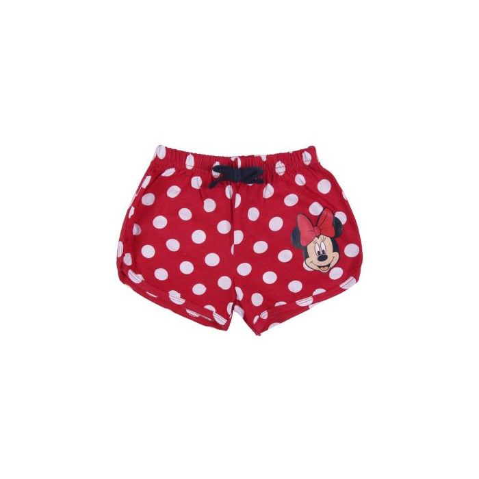 Pijama Corto Single Jersey Minnie Rojo 3