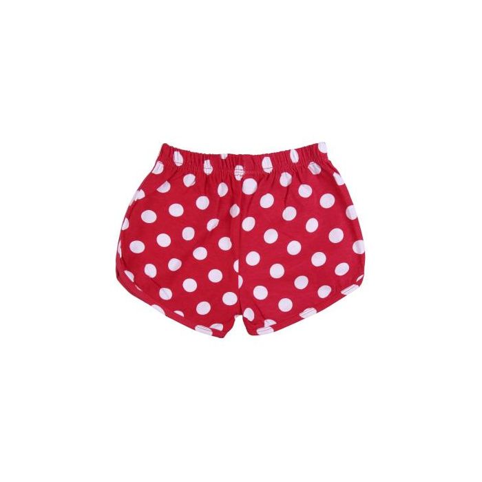 Pijama Corto Single Jersey Minnie Rojo 4