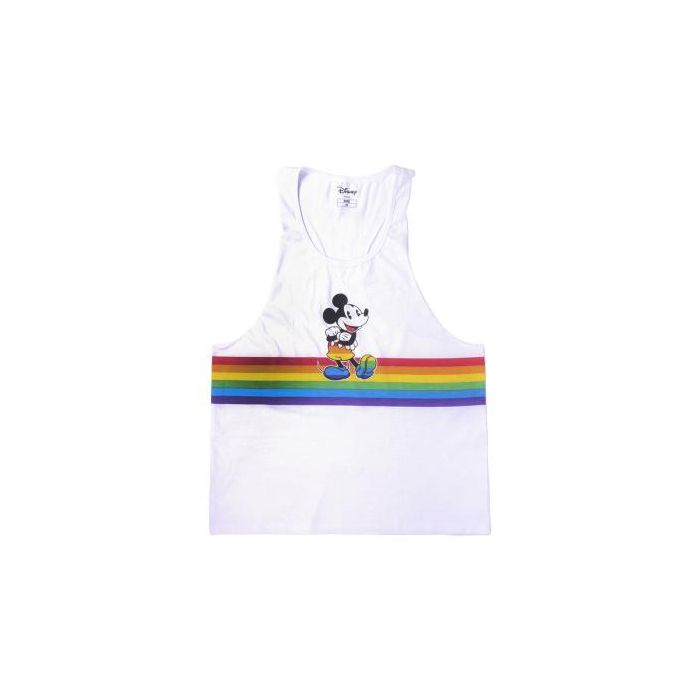 Camiseta Tirantes Single Jersey Disney Pride Blanco