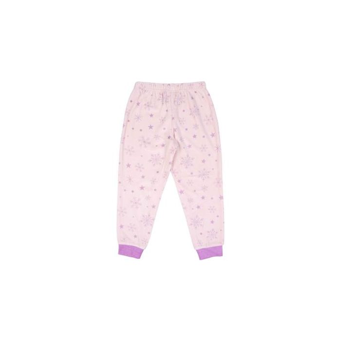 Pijama Largo Velour Cotton Frozen 2 Lila 4