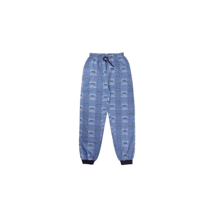 Pijama Largo Single Jersey Stitch Azul 3