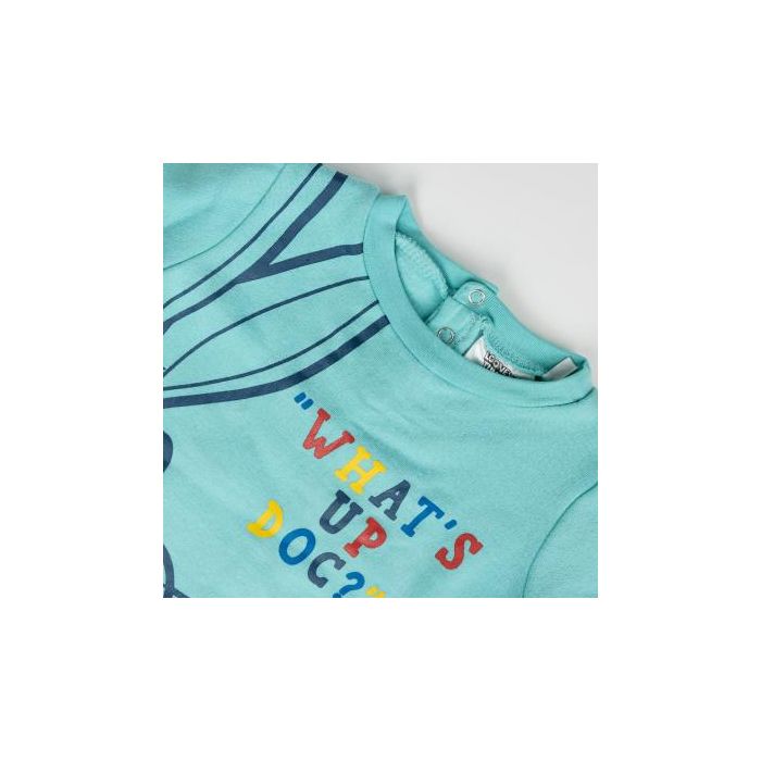 Chandal Cotton Brushed 3 Piezas Looney Tunes Azul 0-3 Meses 2