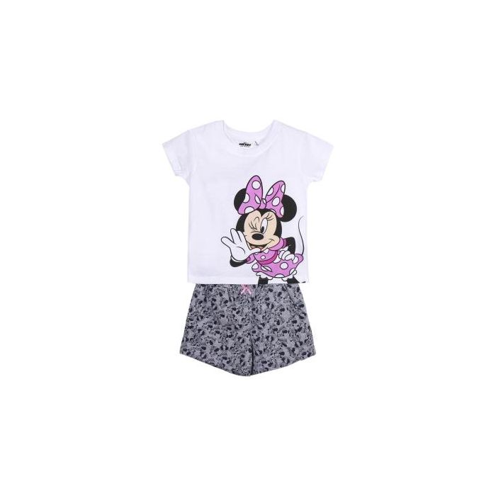 Conjunto de Ropa Minnie Mouse Blanco 3 Años Conjunto de Ropa Minnie Mouse Blanco 3 Años