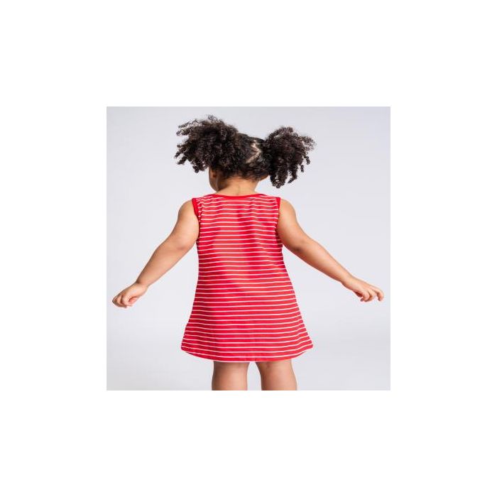 Vestido Single Jersey Punto Minnie Rojo 4