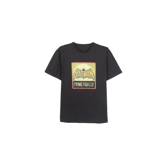 Camiseta Corta Single Jersey Punto Batman Gris Oscuro 0 Camiseta Corta Single Jersey Punto Batman Gris Oscuro 0