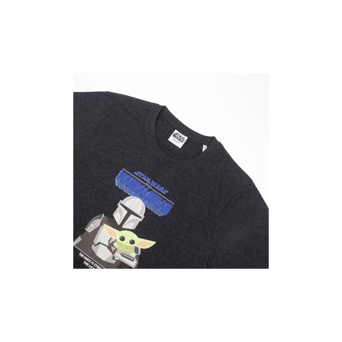 Camiseta Corta Single Jersey Punto The Mandalorian Negro XL 2