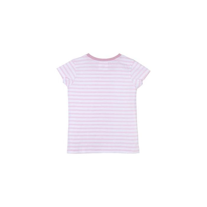 Camiseta Corta Single Jersey Punto Peppa Pig Rosa 1