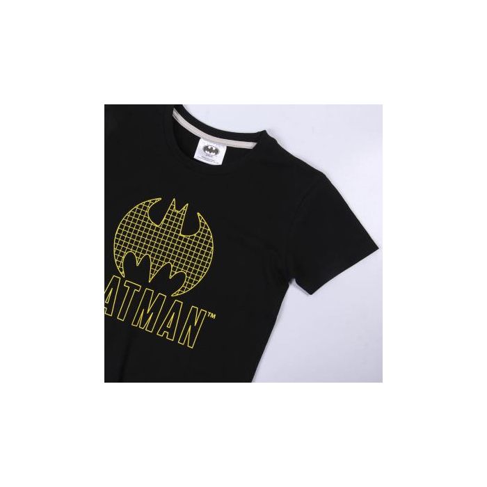 Camiseta Corta Single Jersey Punto Batman Negro 2