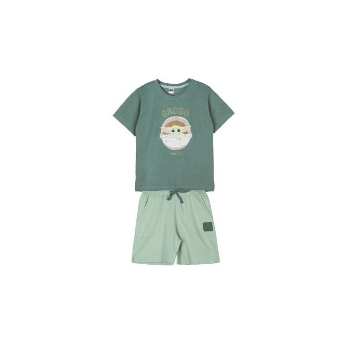 Conjunto 2 Piezas French Terry The Mandalorian Verde Oscuro 0 Conjunto 2 Piezas French Terry The Mandalorian Verde Oscuro 0