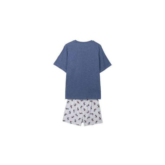 Pijama Corto Single Jersey Punto Mickey Azul Oscuro L 1