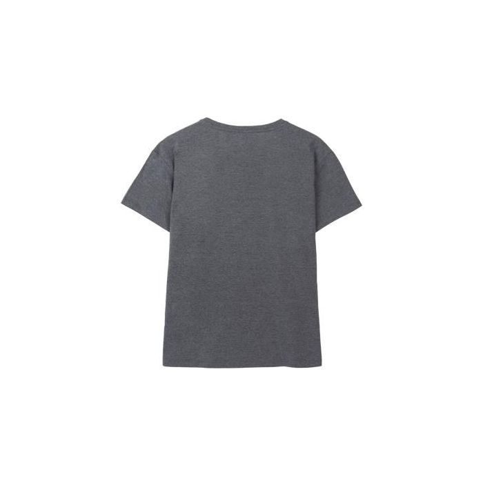 Camiseta Corta Single Jersey Punto Stitch Gris Oscuro XS 1
