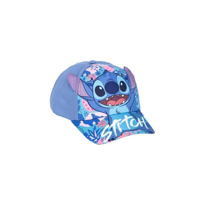 Gorra Infantil con Orejas Stitch Azul