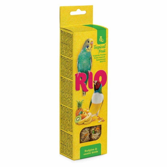 Rio Sticks Fruta Tropica Periquitos Y Aves Exoticas 8x2X40 gr