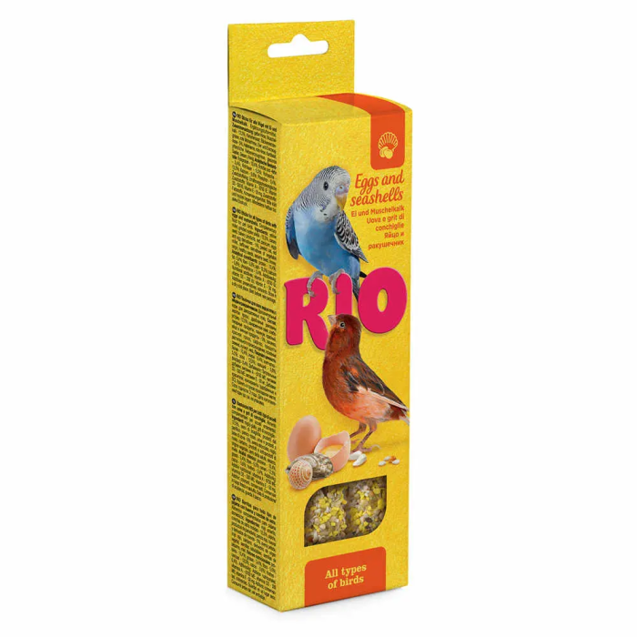 Rio Sticks Huevos Y Conchas Todas Las Aves 8x2X40 gr