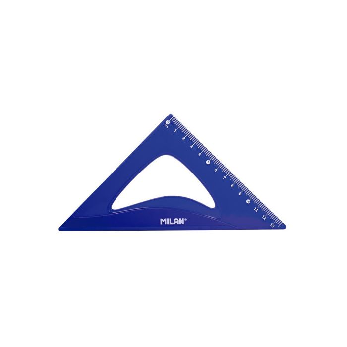 Milan kit de 4 reglas flex&resistant azul translucido 3