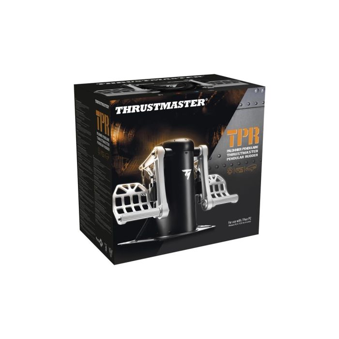 Thrustmaster TPR Rudder Negro, Plata USB Simulador de Vuelo Analógico PC 5