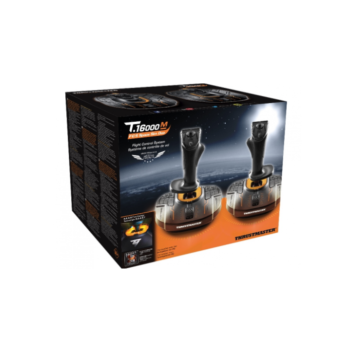 Thrustmaster T.16000M FCS SPACE SIM DUO Negro, Naranja USB Palanca de mando Analógico/Digital PC 1
