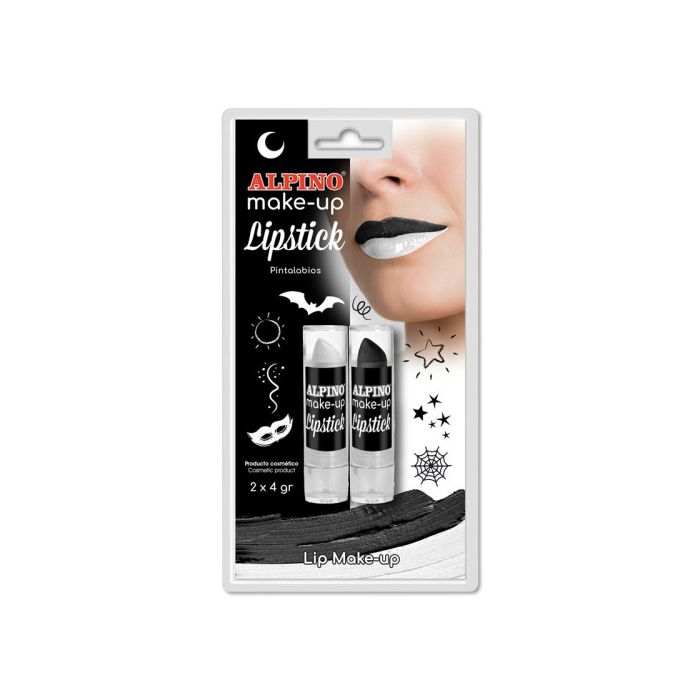 Alpino Maquillaje pintalabios negro & blanco blíster