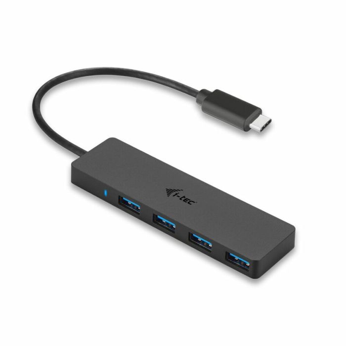 Hub USB C i-Tec C31HUB404 Negro