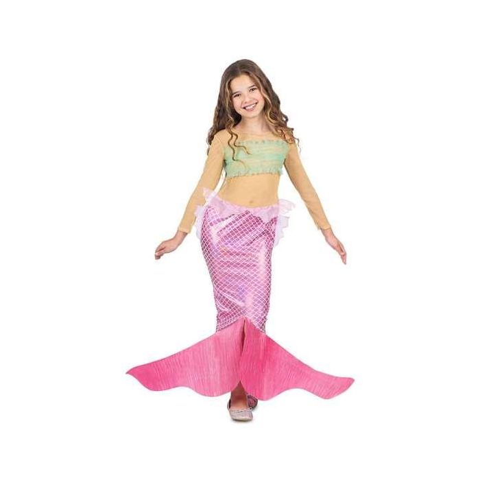 Disfraz sirena vestido talla 10-12 y