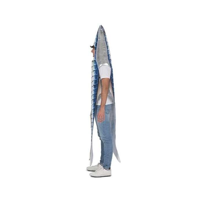 Disfraz Sardina Túnica Con Tiras Talla One Size 1