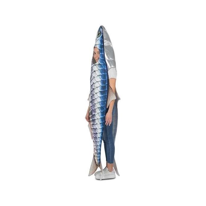 Disfraz Sardina Túnica Con Tiras Talla One Size 6