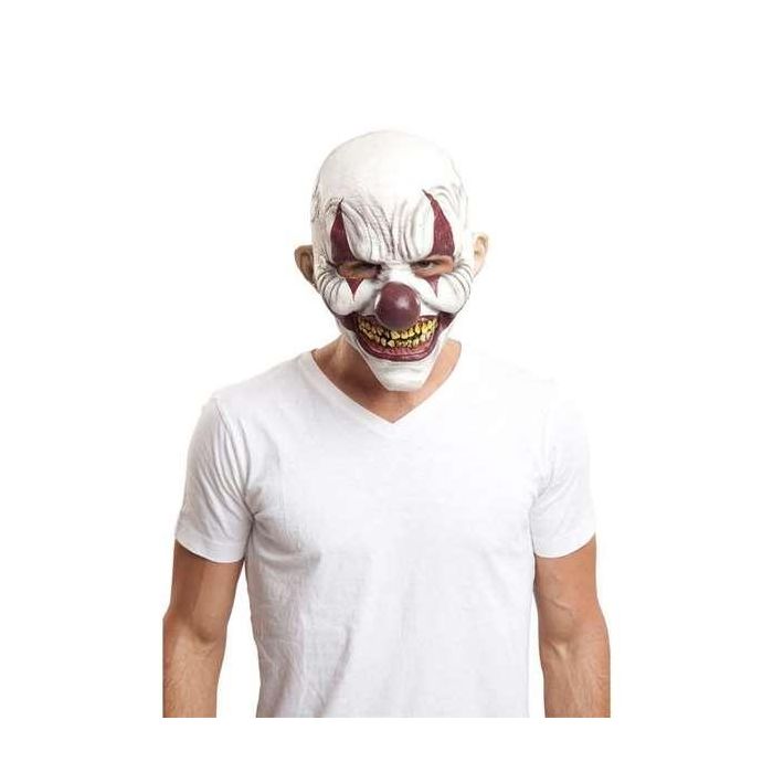 Full Clown Latex Mask One Size 4