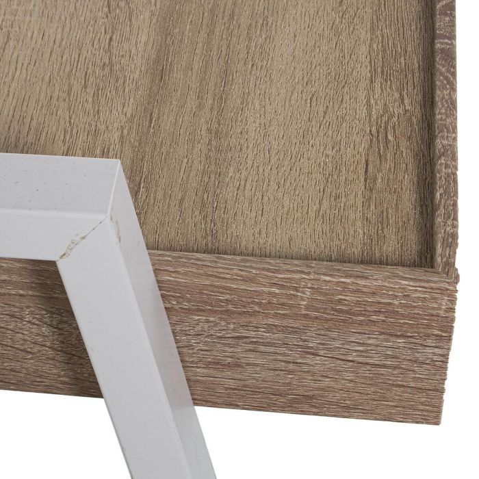 Juego de 3 mesas Alexandra House Living Blanco Marrón 2