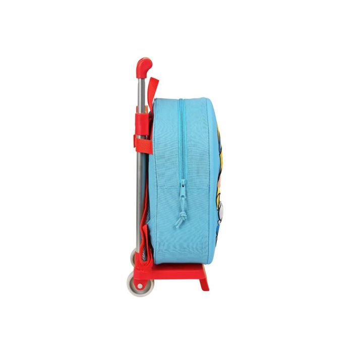 Mochila Escolar con Ruedas Disney Rojo Azul claro (28 x 10 x 67 cm) 3 Mochila Escolar con Ruedas Disney Rojo Azul claro (28 x 10 x 67 cm) 3